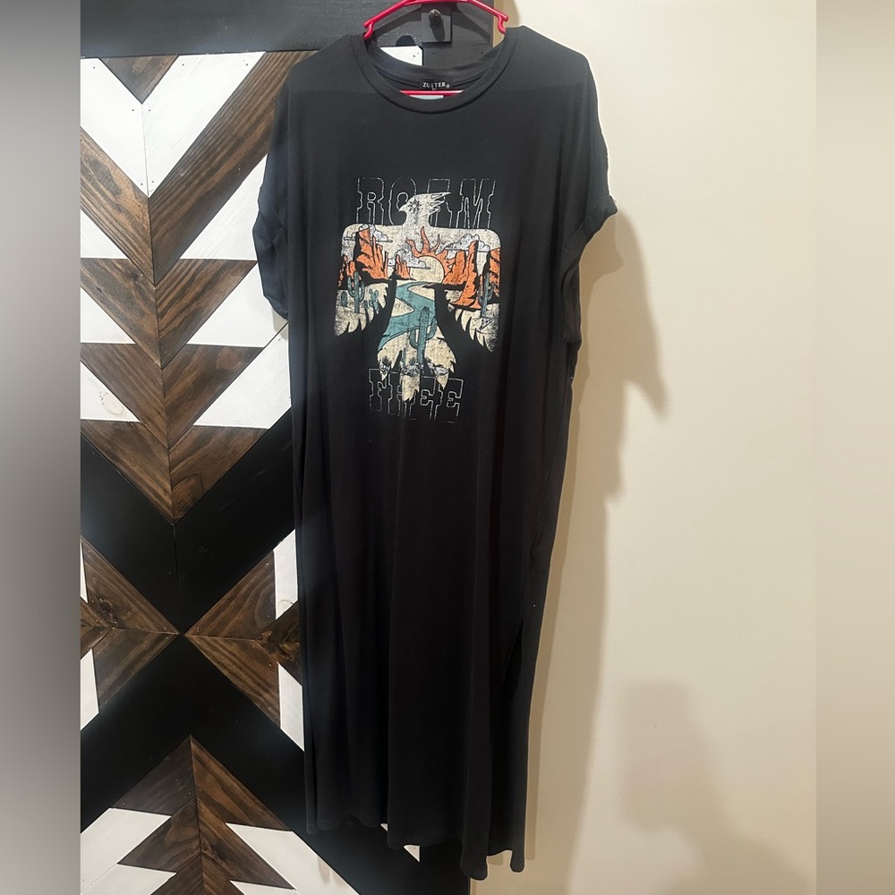 Western TShirt Dress NWT